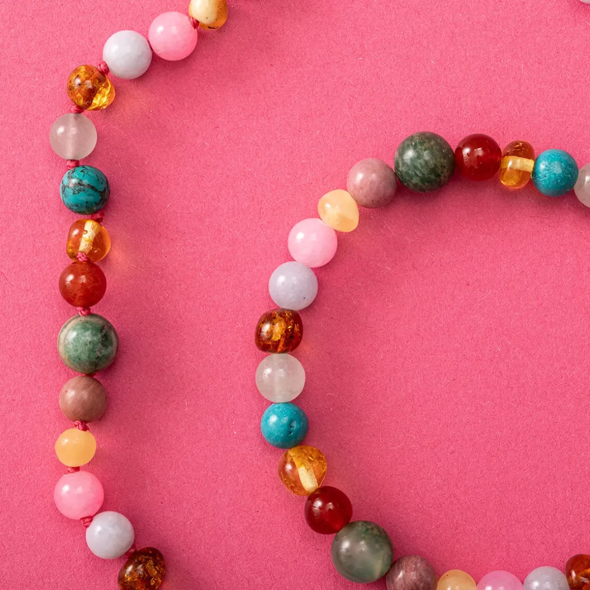 Billie Adult Bracelet in Rainbow Gemstones by Nirrimis