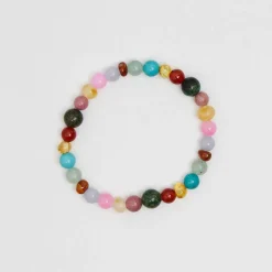 Billie Kids Bracelet in Rainbow Gemstones by Nirrimis