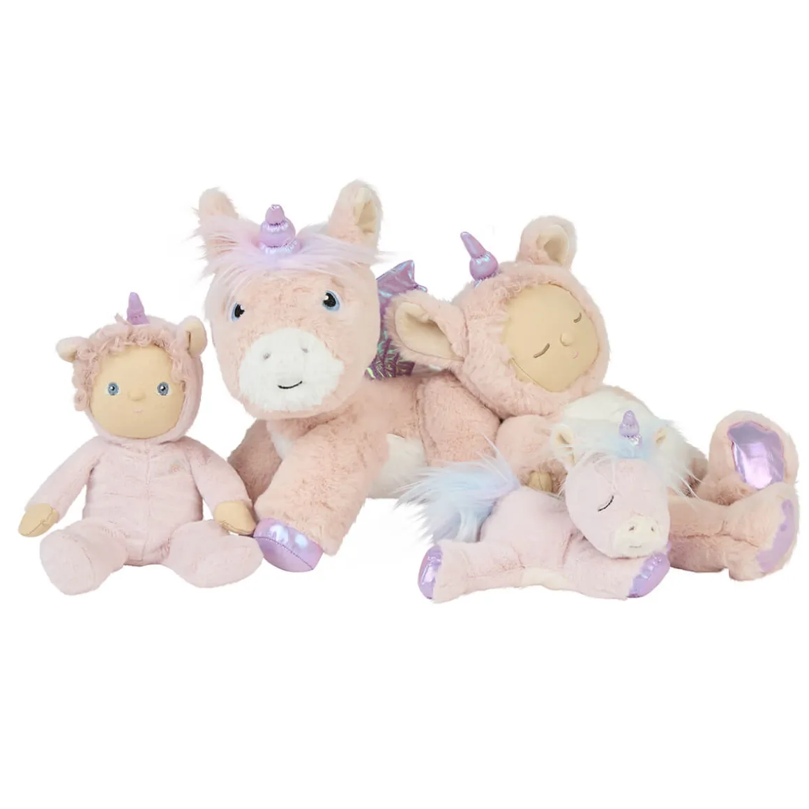 Binky Baby Unicorn in Sparkle Pink by Olli Ella