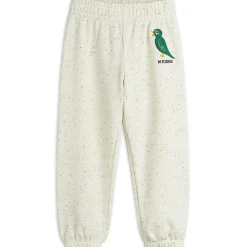 Bird Embroidered Sweatpants in Off White by Mini Rodini