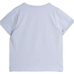 Birds Tee in Purple by Mini Rodini