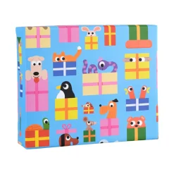 Birthday Animals Gift Wrap by Elliot Kruszynski for Wrap