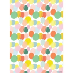 Birthday Balloons Gift Wrap by Red Cap Cards