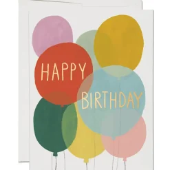 Birthday Balloons Greetings Card by Red Cap Cards