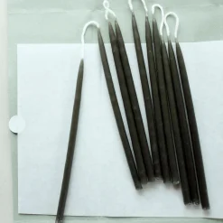 10 Birthday Candles in Seaweed by Wax Atelier