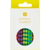 Birthday Candles in Striped Multi-Coloured by Talking Tables