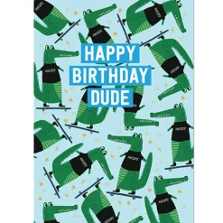 Birthday Dude Greetings Card by Mifkins