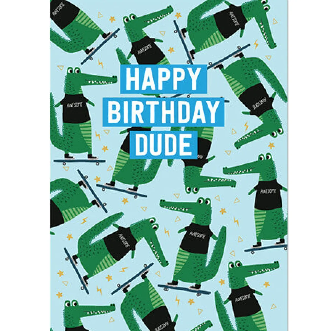 Birthday Dude Greetings Card by Mifkins
