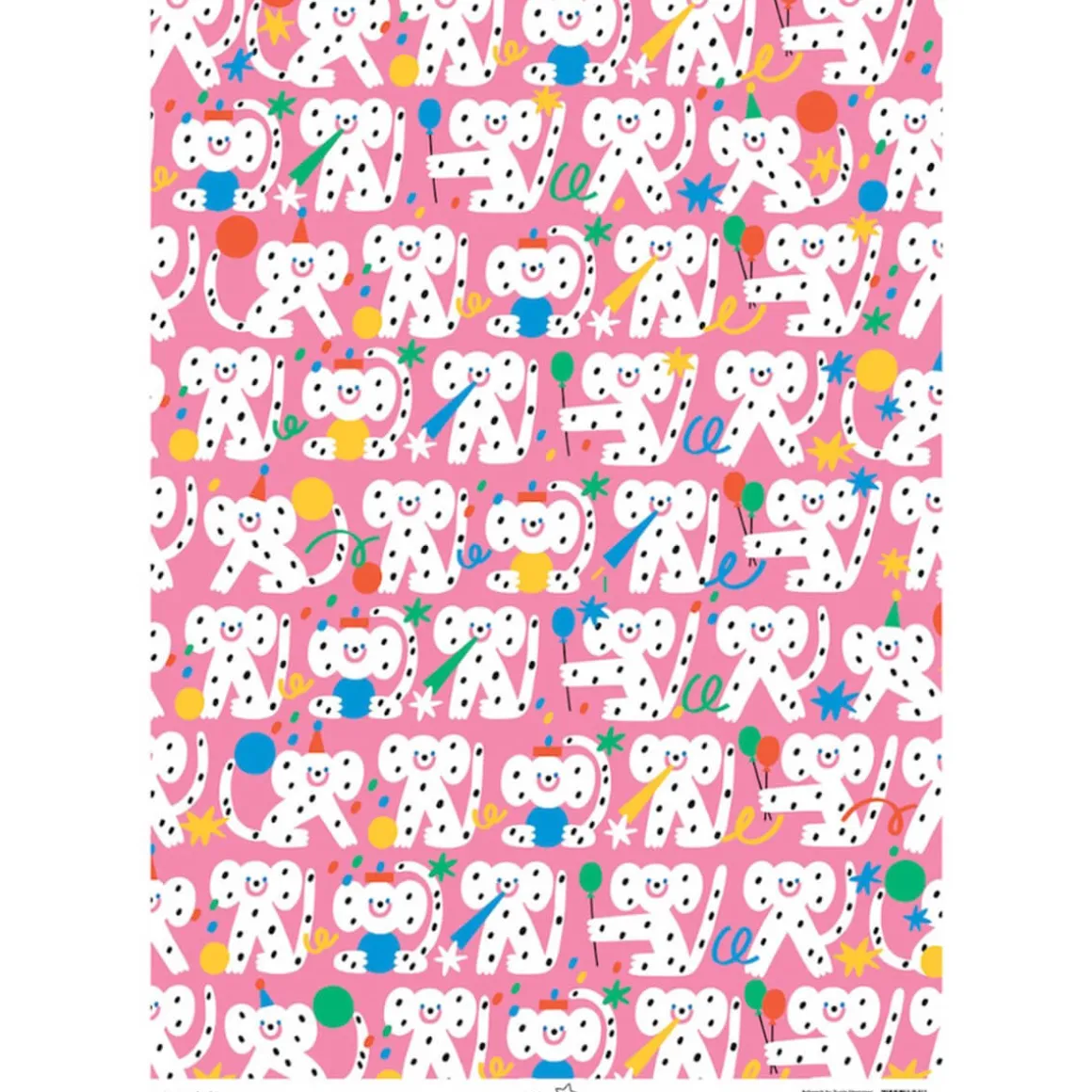 Birthday Monkeys Gift Wrap by Susie Hammer for Wrap