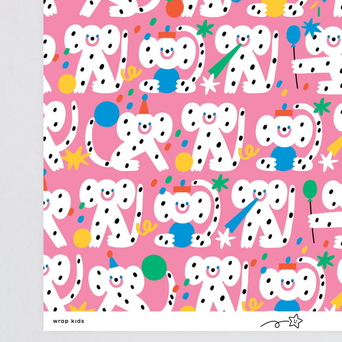 Birthday Monkeys Gift Wrap by Susie Hammer for Wrap