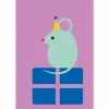 Birthday Mouse Greetings Card by Dicky Bird