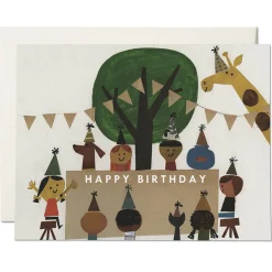 Birthday Party Greetings Card by Red Cap Cards