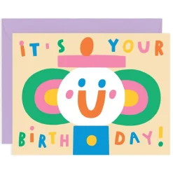 Birthday Smile Greetings Card by Susie Hammer for Wrap