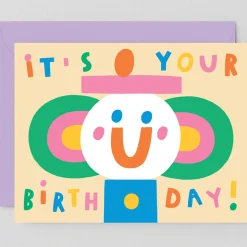 Birthday Smile Greetings Card by Susie Hammer for Wrap