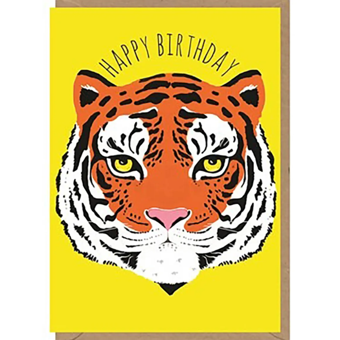 Birthday Tiger Greetings Card by Bex Parkin for Earlybird Designs