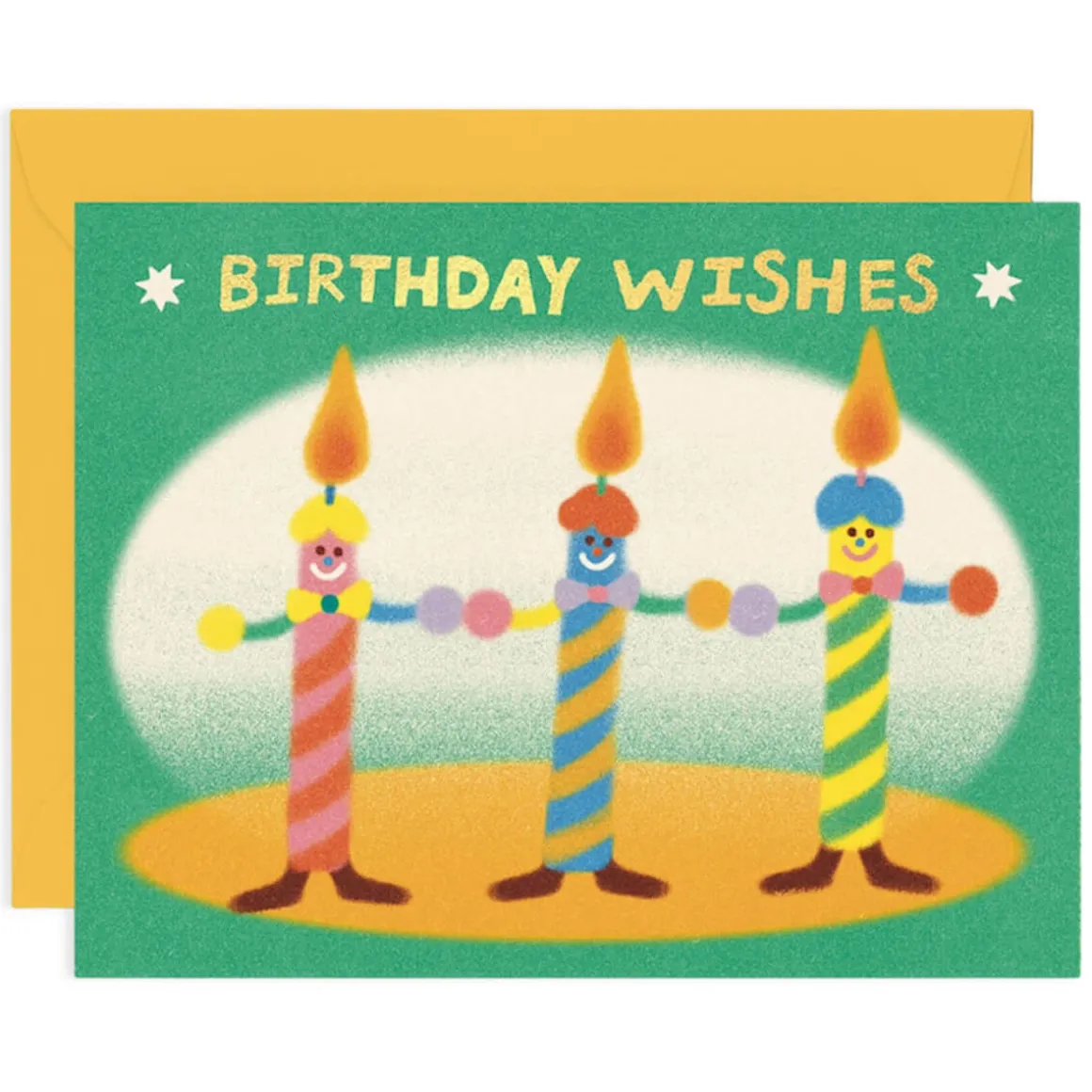 Birthday Wishes Greetings Card by Zoey Kim for Wrap