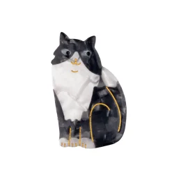 Black and White Cat Hair Clip by Coucou Suzette