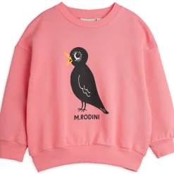 Blackbird Sweatshirt in Pink by Mini Rodini