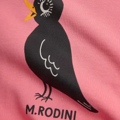 Blackbird Sweatshirt in Pink by Mini Rodini
