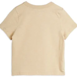 Blackbird Tee in Beige by Mini Rodini