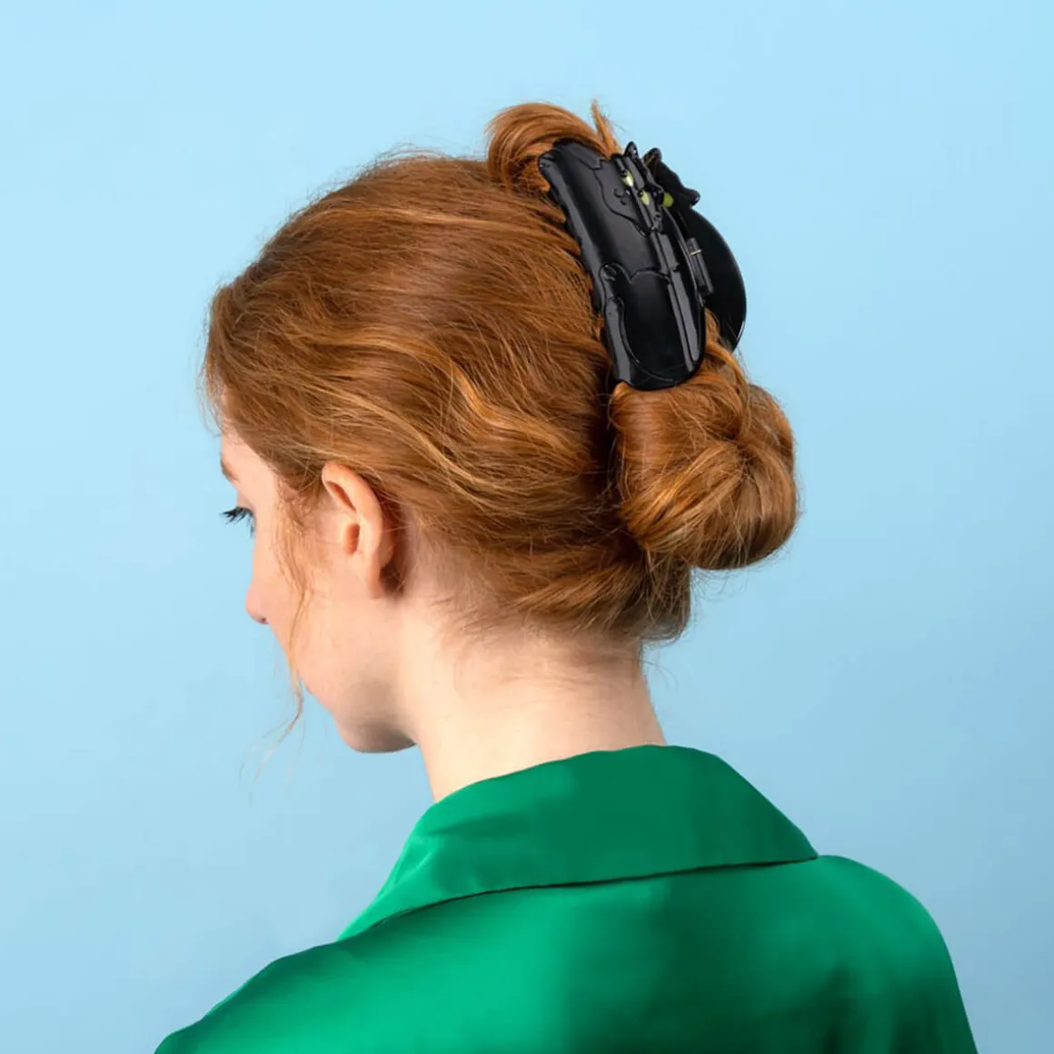 Black Cat Hair Claw by Coucou Suzette