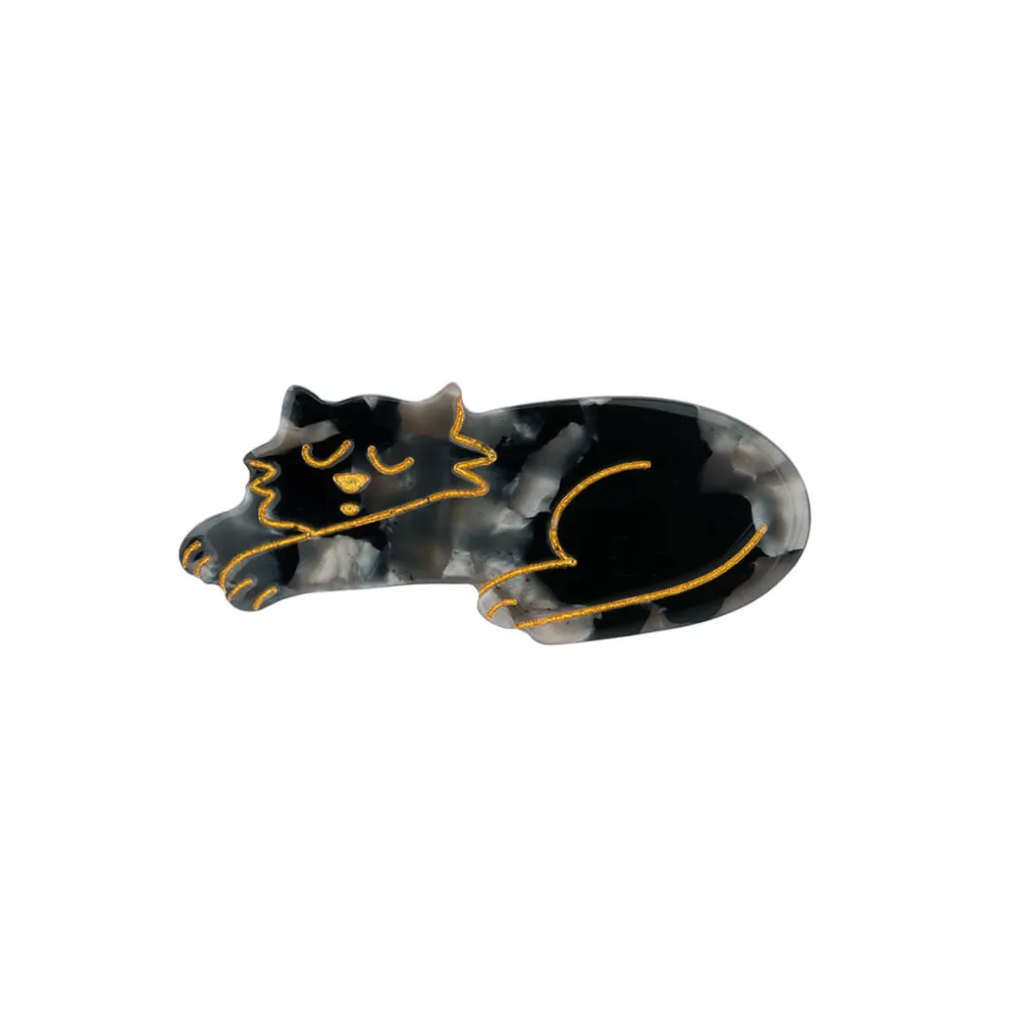 Black Cat Hair Clip by Coucou Suzette
