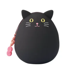 Black Cat PuniLabo Egg Pouch by Lihit Lab