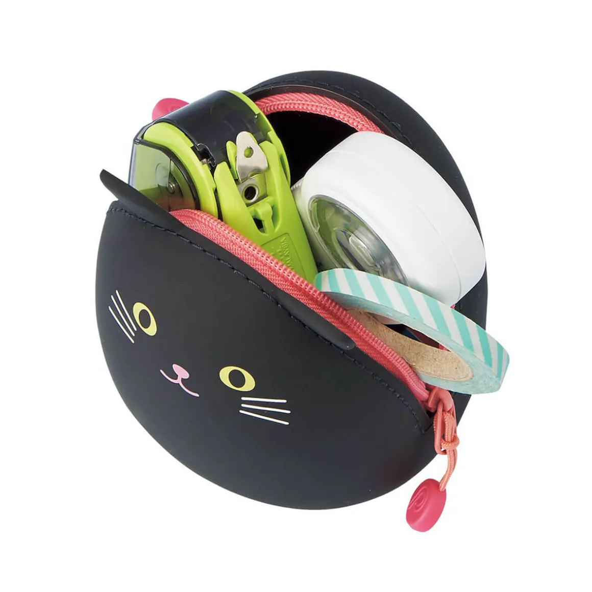 Black Cat PuniLabo Egg Pouch by Lihit Lab