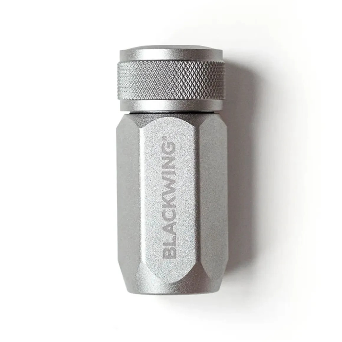 Blackwing One-Step Long Point Pencil Sharpener in Silver by Blackwing