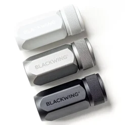 Blackwing One-Step Long Point Pencil Sharpener in Silver by Blackwing
