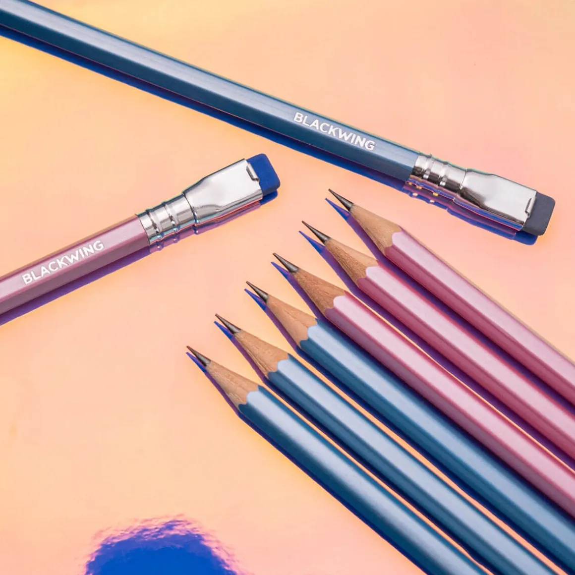 Blackwing Pearl Blue Balanced Pencil (Single) by Blackwing
