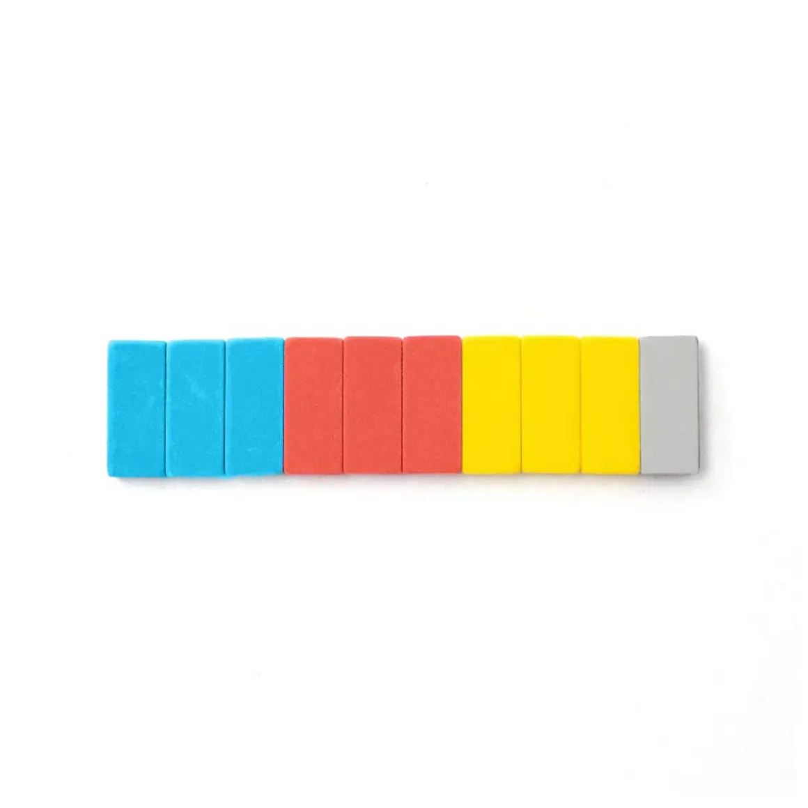 Blackwing Vol. 57 Jean-Michel Basquiat Pencil Replacement Erasers (Pack of 10) by Blackwing