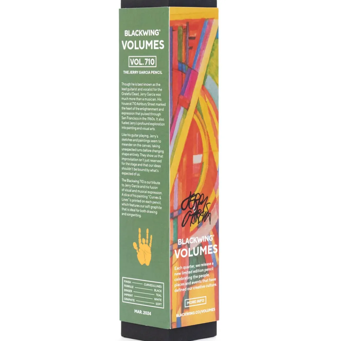 Blackwing Vol. 710 Jerry Garcia Limited Edition Pencil (Box of 12) by Blackwing