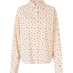 Bleeker Shirt in Red Hearts by Lollys Laundry