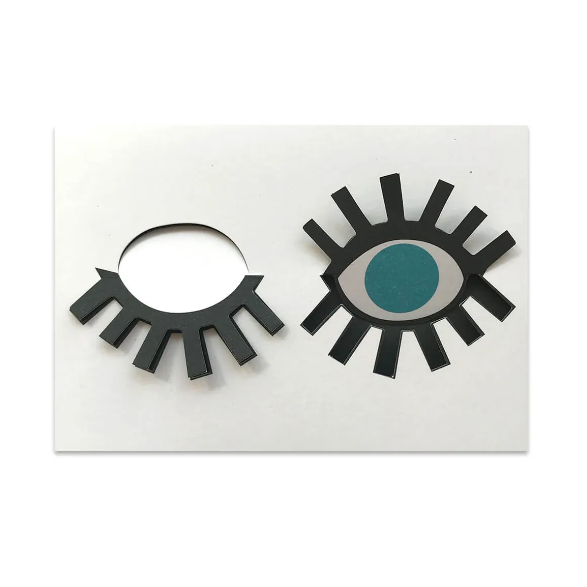 Blink Blink Eye Greetings Card by Cut&Make