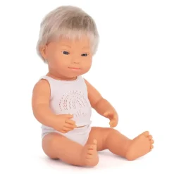 Blonde Boy With Down Syndrome (38cm Caucasian) by Miniland