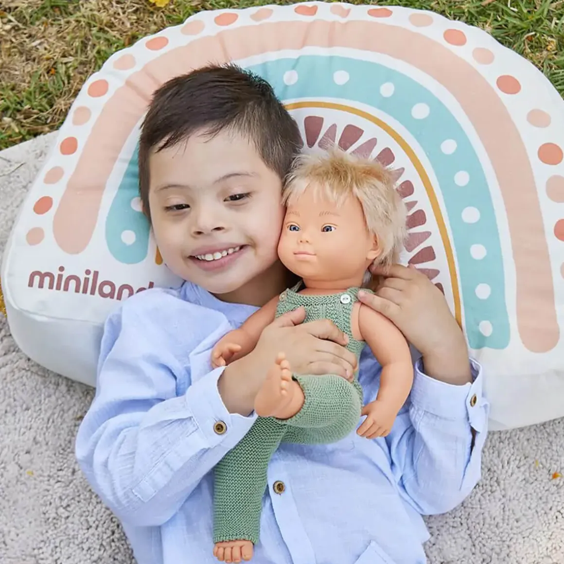 Blonde Boy With Down Syndrome (38cm Caucasian) by Miniland