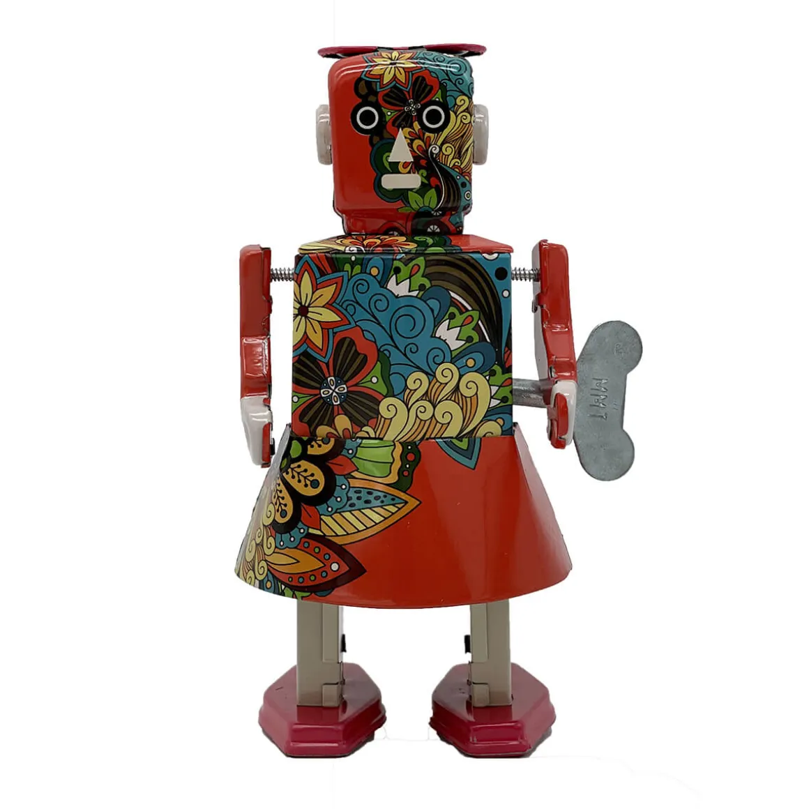 Blossom Bot Wind Up Tin Robot (Limited Edition) by Mr & Mrs Tin