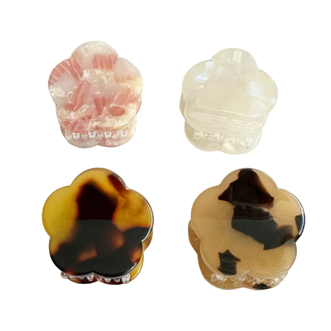 Blossom Mini Hair Claw (2cm) in Various Colours by Hello Sakura