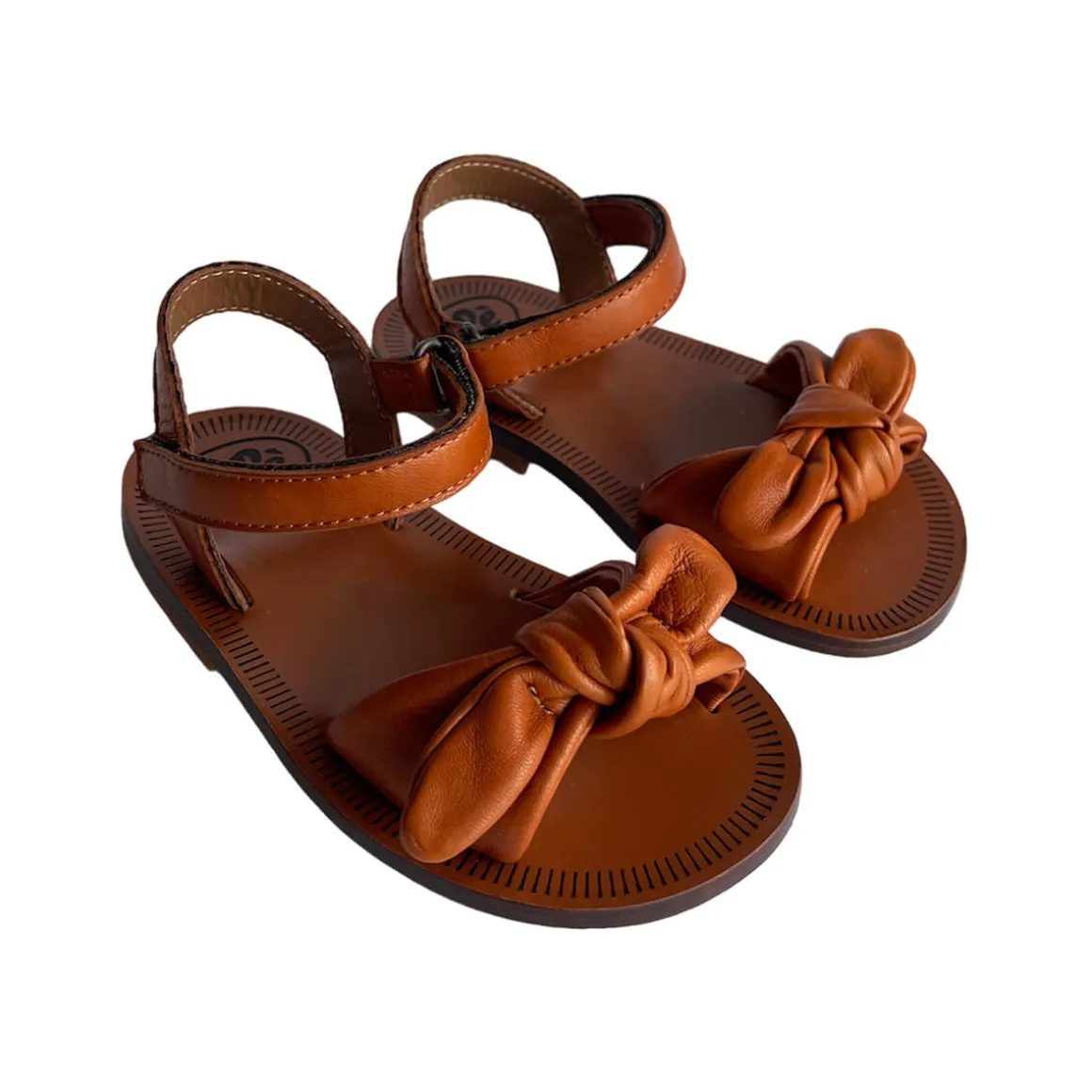 Blum Bow Sandals in Brown by PèPè