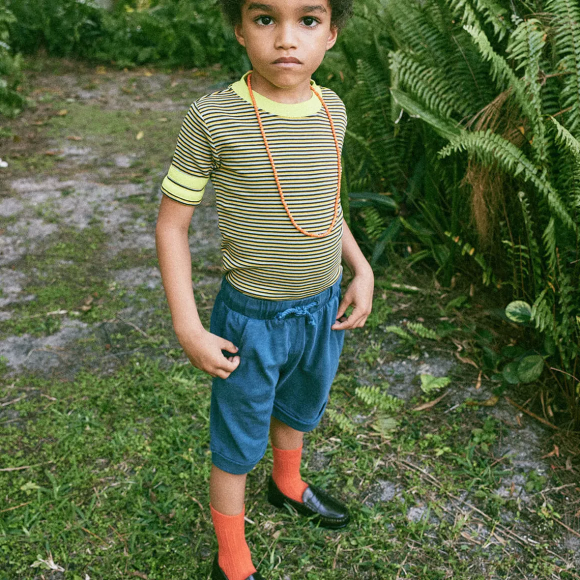 Boardwalk Short in Marine Blue by Misha & Puff