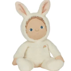 Bobbin Bunny Dinky Dinkum Fluffle Family Doll in Ivory by Olli Ella