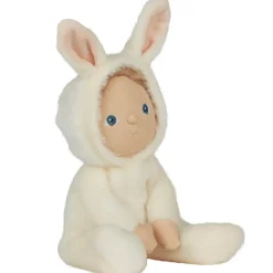 Bobbin Bunny Dinky Dinkum Fluffle Family Doll in Ivory by Olli Ella