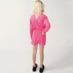 Bobypark Kid's Shorts in Pink Acid Fluo by American Vintage - Last One In Stock - 13 Years