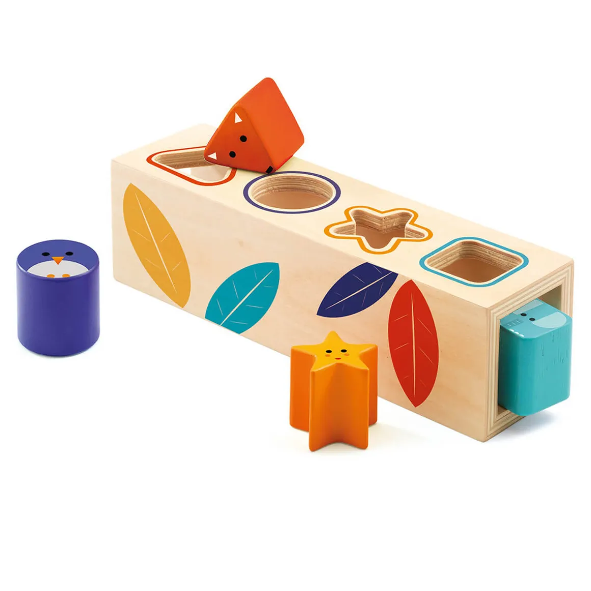 BoitaBasic Wooden Shape Sorter by Djeco