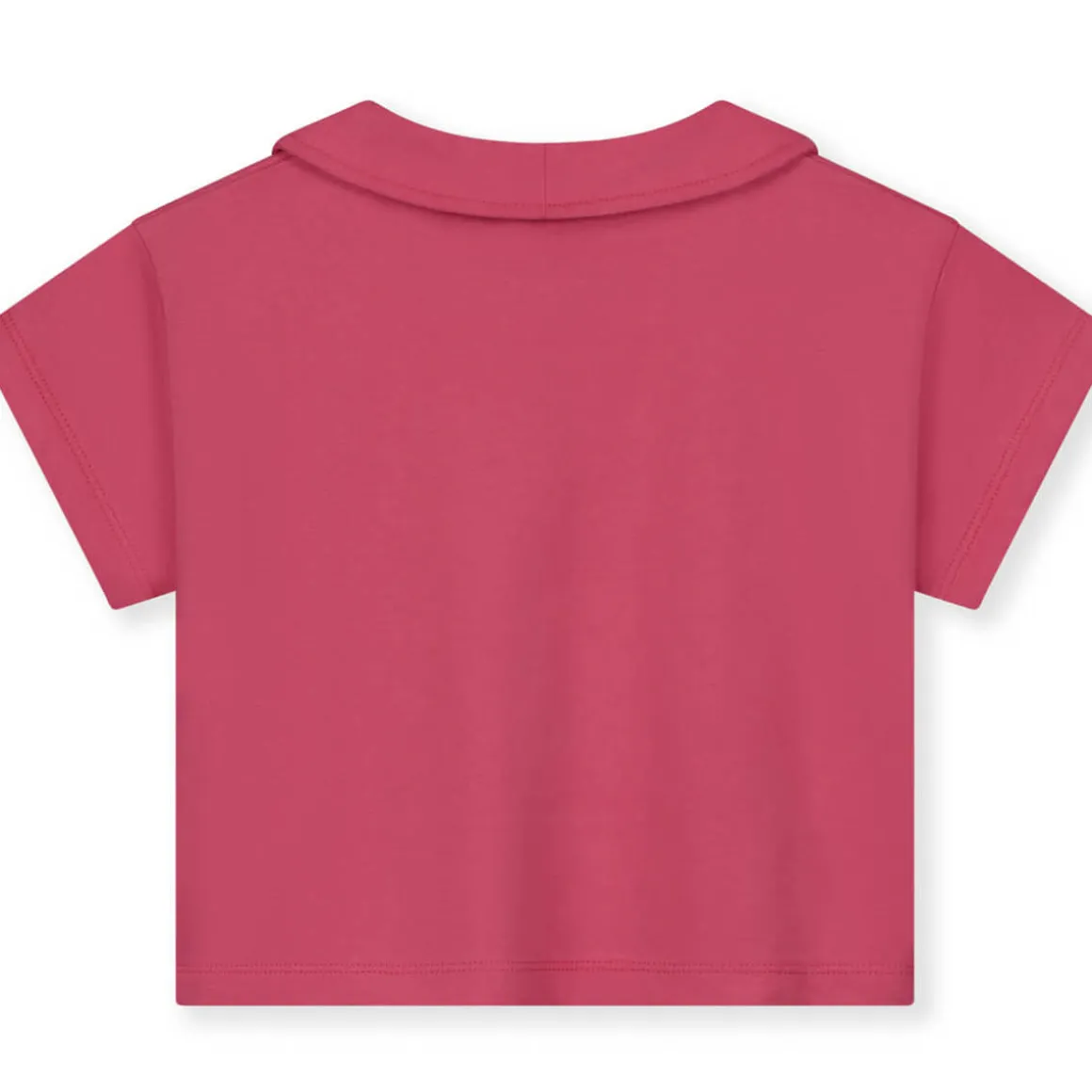 Boxy Collar Top in Cherry by Gray Label