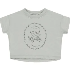 Boxy Tee in Bird by Rylee & Cru