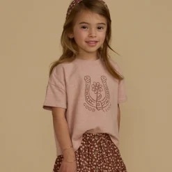 Boxy Tee in Horseshoe by Rylee & Cru