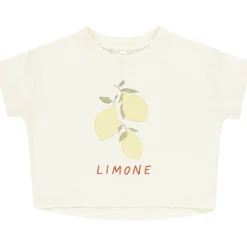 Boxy Tee in Limone by Rylee & Cru