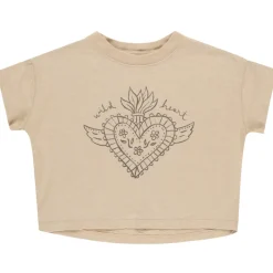 Boxy Tee in Wild Heart by Rylee & Cru